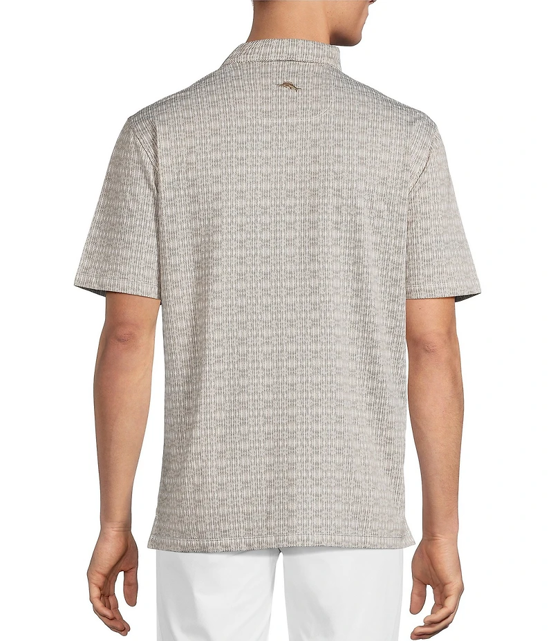 Tommy Bahama IslandZone San Lucio Shibori Splash Short Sleeve Polo Shirt