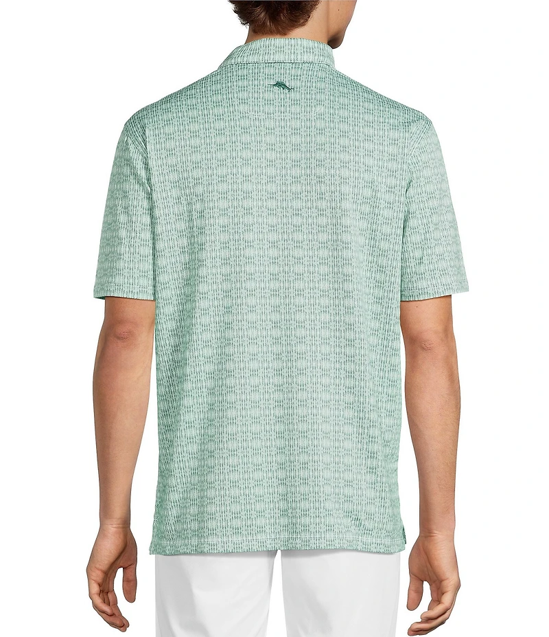 Tommy Bahama IslandZone San Lucio Shibori Splash Short Sleeve Polo Shirt