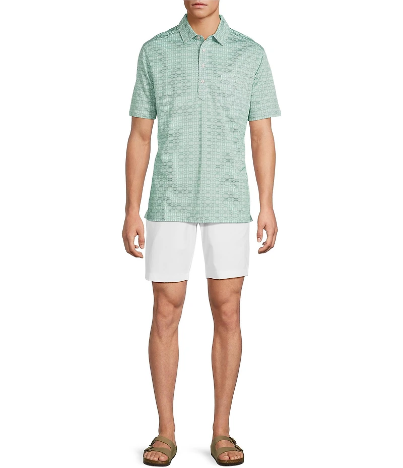 Tommy Bahama IslandZone San Lucio Shibori Splash Short Sleeve Polo Shirt