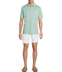 Tommy Bahama IslandZone San Lucio Shibori Splash Short Sleeve Polo Shirt