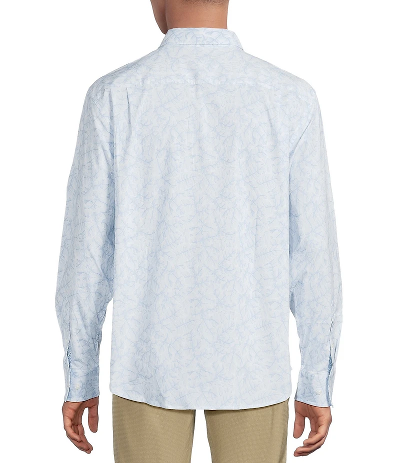Tommy Bahama IslandZone Sarasota Stretch Garden Mist Long Sleeve Woven Shirt