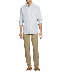 Tommy Bahama IslandZone Sarasota Stretch Nuevo Check Long Sleeve Woven Shirt