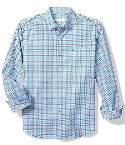 Tommy Bahama IslandZone Sarasota Stretch Sea Tide Check Long Sleeve Woven Shirt