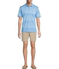 Tommy Bahama IslandZone Sea Island Stripe Short Sleeve Polo Shirt