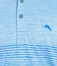 Tommy Bahama IslandZone Sea Island Stripe Short Sleeve Polo Shirt