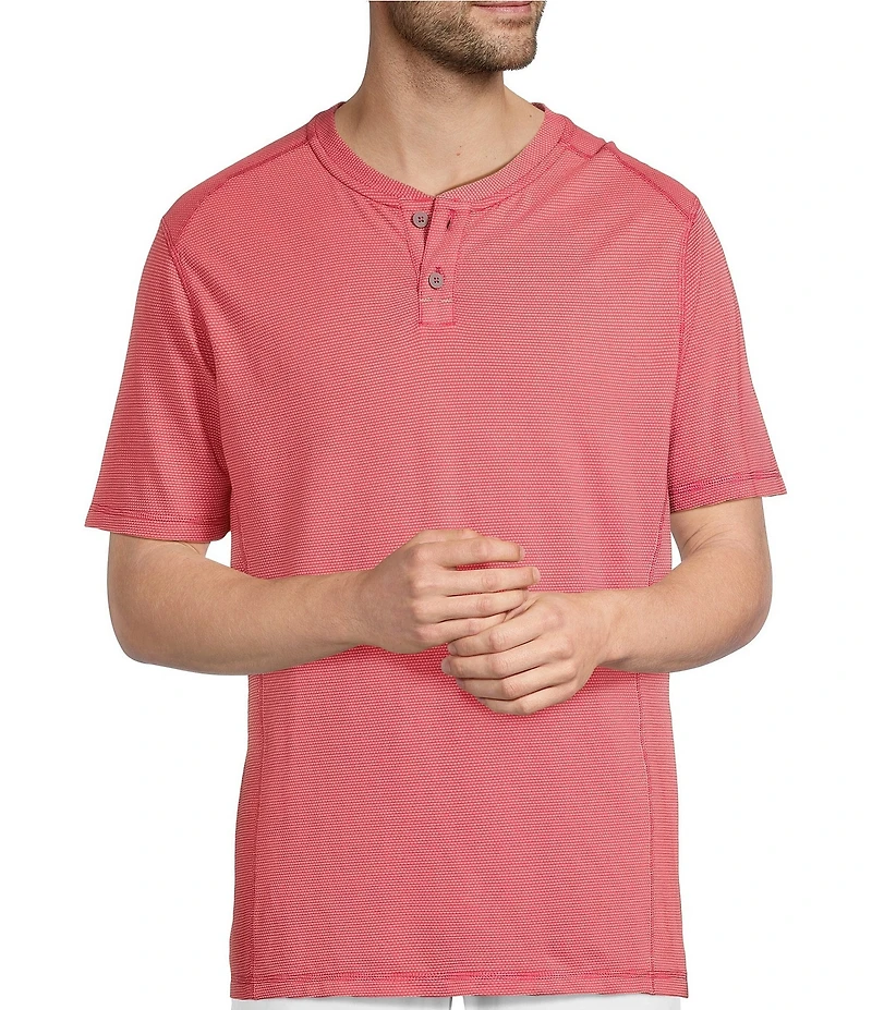 Tommy Bahama IslandZone Weekend Player Short Sleeve Henley Shirt
