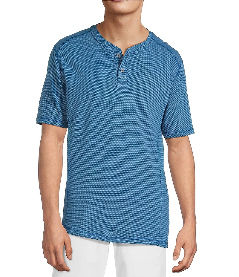 Tommy Bahama IslandZone Weekend Player Short Sleeve Henley Shirt