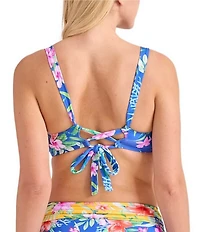 Tommy Bahama Isola Vita Floral Twist Front Swim Top