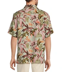 Tommy Bahama Jaded Blooms Short Sleeve Woven Shirt