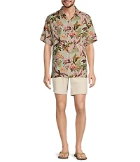 Tommy Bahama Jaded Blooms Short Sleeve Woven Shirt