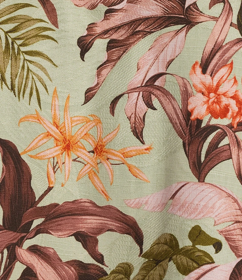 Tommy Bahama Jaded Blooms Short Sleeve Woven Shirt