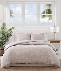 Tommy Bahama Jungle Palms Cotton Reversible Comforter Mini Set