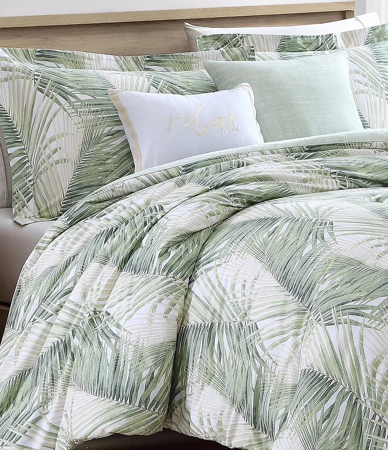 Tommy Bahama Kauai Green Comforter & Bonus Set