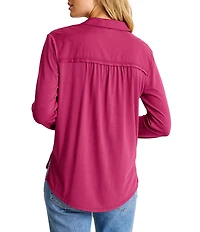 Tommy Bahama Kauai Hybrid Camp Collar Long Sleeve Button Front Shirt