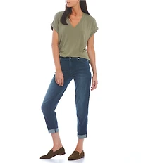 Tommy Bahama Kauai Soft Stretch Knit Jersey V-Neck Short Sleeve T-Shirt