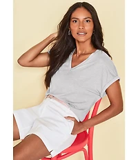 Tommy Bahama Kauai Soft Stretch Knit Jersey V-Neck Short Sleeve T-Shirt