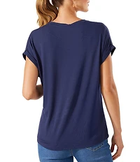 Tommy Bahama Kauai Soft Stretch Knit Jersey V-Neck Short Sleeve T-Shirt