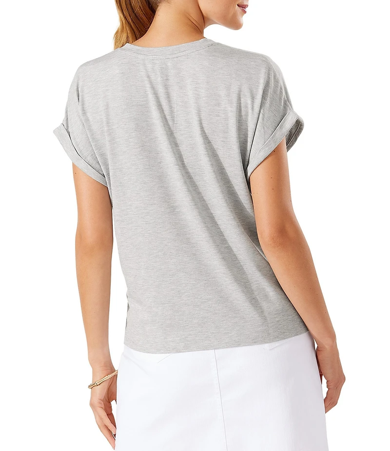 Tommy Bahama Kauai Soft Stretch Knit Jersey V-Neck Short Sleeve T-Shirt