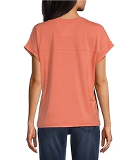 Tommy Bahama Kauai Solid Stretch Jersey V-Neck Short Sleeves Relaxed Fit T-Shirt