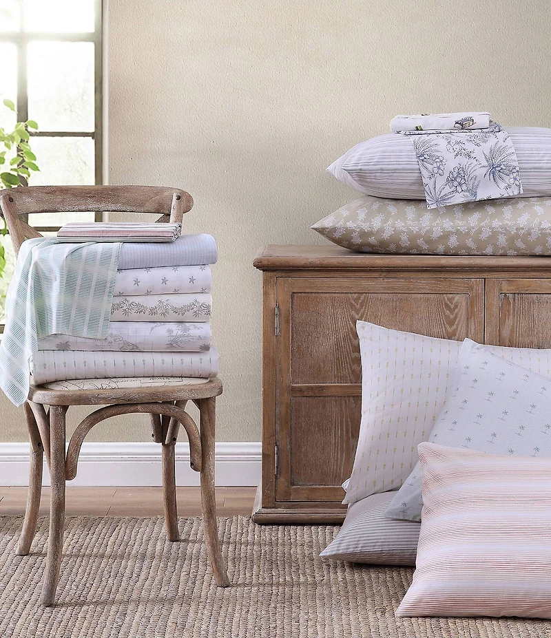 Tommy Bahama Kew Palms Printed Cotton Percale Sheet Set