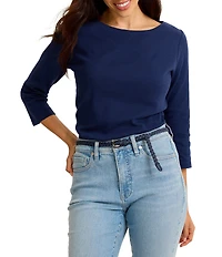 Tommy Bahama Knit Ashby Isles Boat Neck 3/4 Sleeve Tee