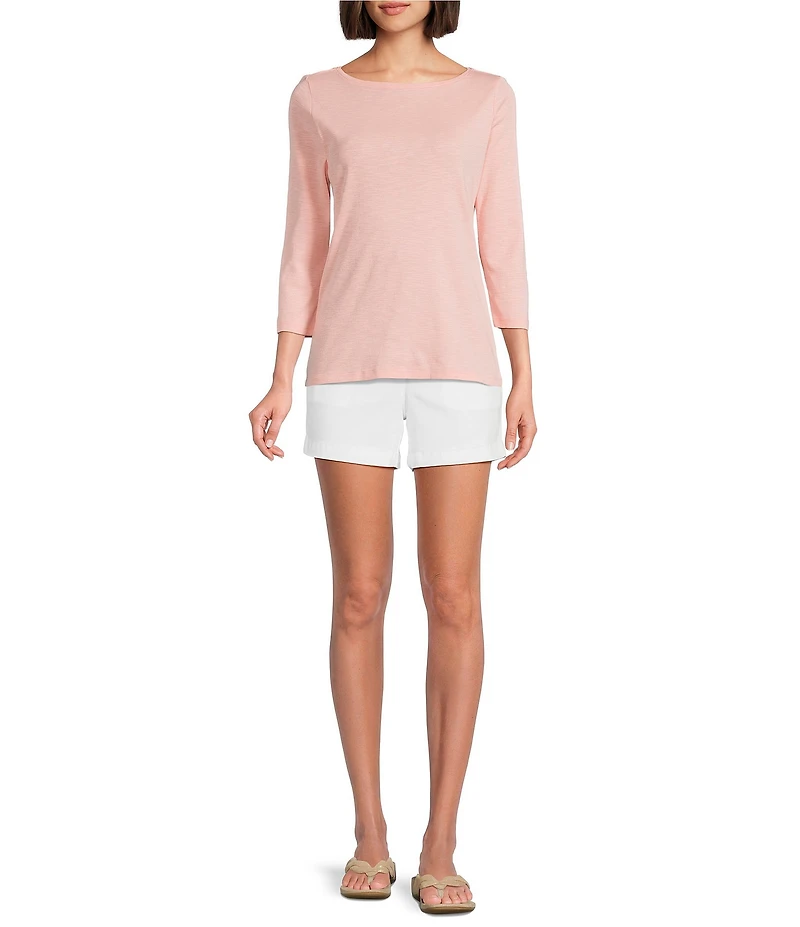 Tommy Bahama Knit Ashby Isles Boat Neck 3/4 Sleeve Tee