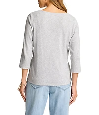 Tommy Bahama Knit Ashby Isles Boat Neck 3/4 Sleeve Tee
