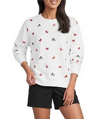 Tommy Bahama Knit Marina Del Mar Disney Crew Neck Long Sleeve Sweatshirt