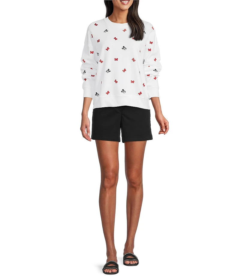 Tommy Bahama Knit Marina Del Mar Disney Crew Neck Long Sleeve Sweatshirt