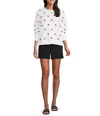 Tommy Bahama Knit Marina Del Mar Disney Crew Neck Long Sleeve Sweatshirt