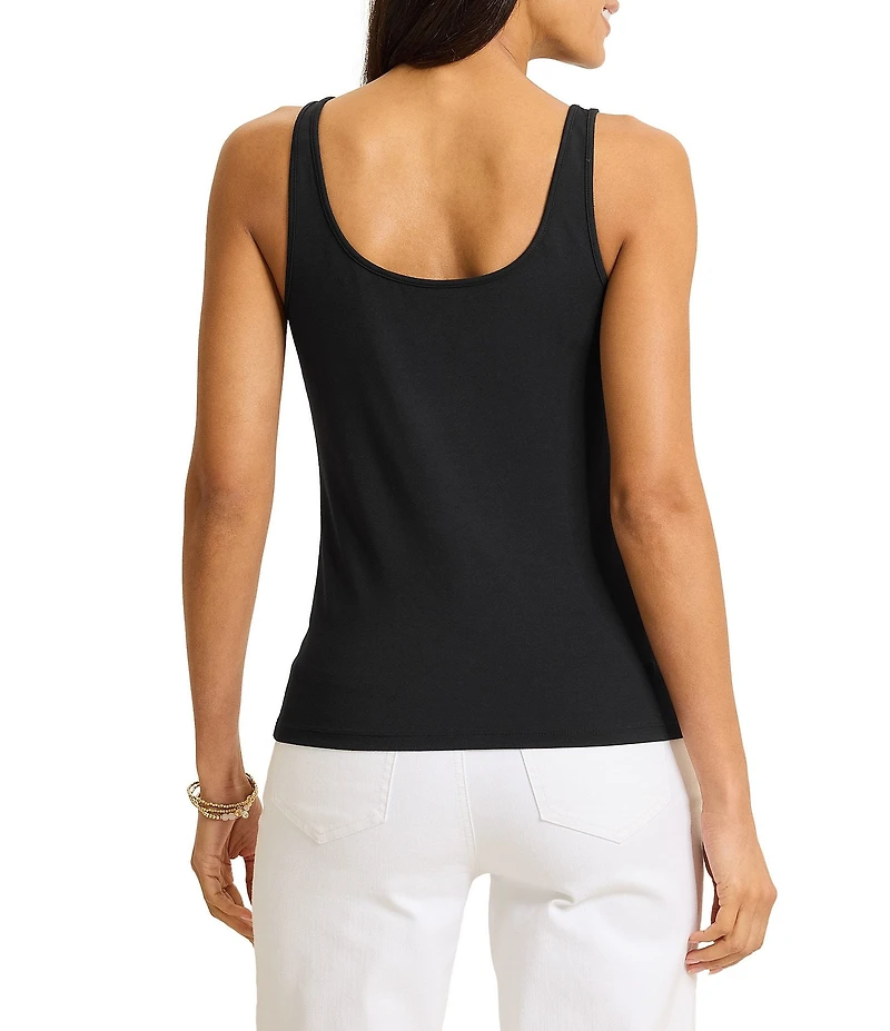 Tommy Bahama Kona Isles Rib Knit Crew Neck Sleeveless Tee