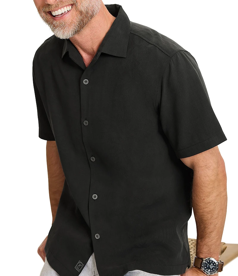 Tommy Bahama Kona Luxe Border Short Sleeve Woven Shirt
