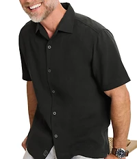 Tommy Bahama Kona Luxe Border Short Sleeve Woven Shirt