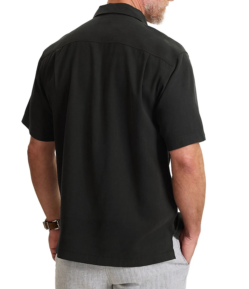Tommy Bahama Kona Luxe Border Short Sleeve Woven Shirt