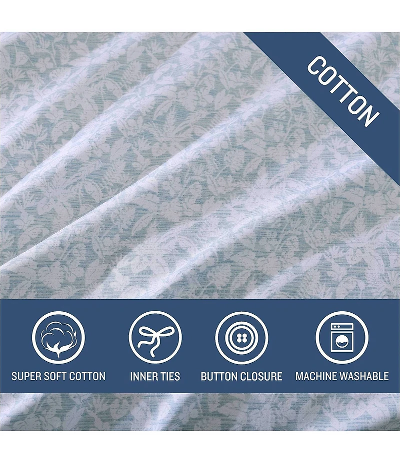 Tommy Bahama Koya Bay Cotton Reversible Duvet Cover Mini Set