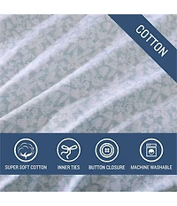 Tommy Bahama Koya Bay Cotton Reversible Duvet Cover Mini Set