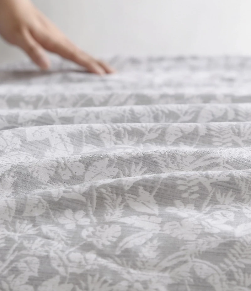 Tommy Bahama Koya Bay Grey Cool Zone Cotton Percale Sheet Set