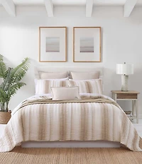 Tommy Bahama La Prisma Stripe Texture Cotton Quilt Mini Set