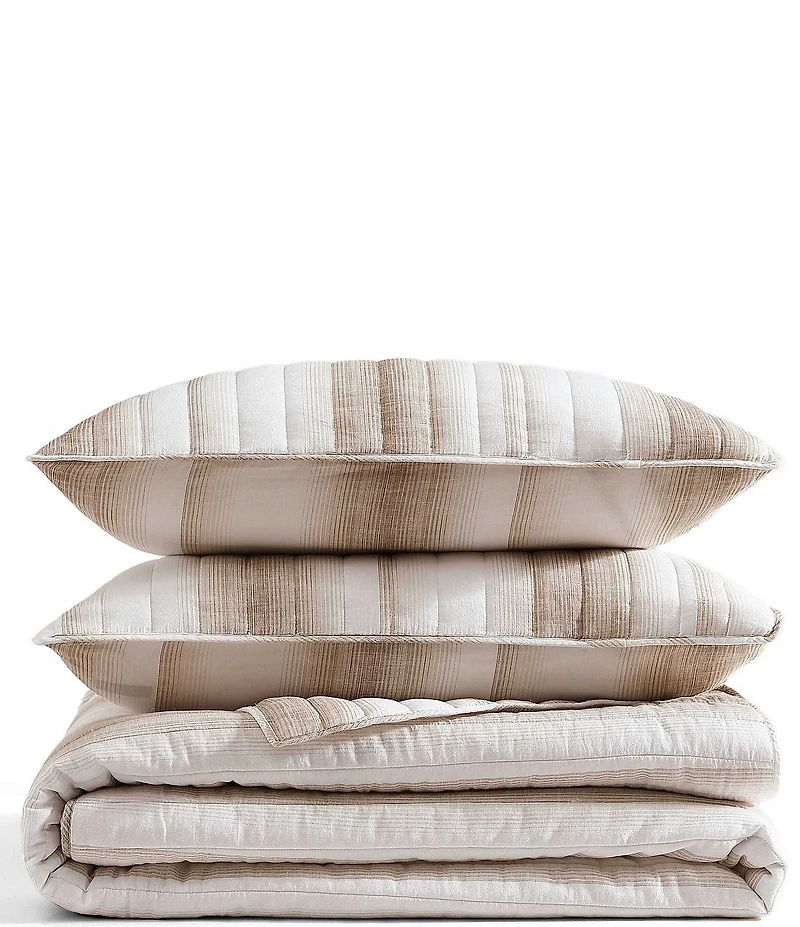 Tommy Bahama La Prisma Stripe Texture Cotton Quilt Mini Set