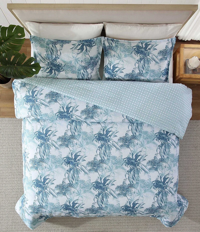 Tommy Bahama Legacy Palms Reversible Mini Comforter Set