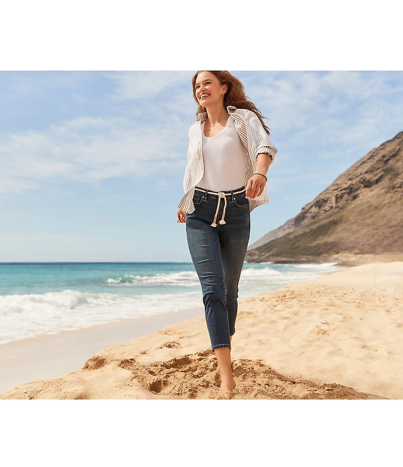 Tommy Bahama Leila Indigo Slim Boyfriend Jeans