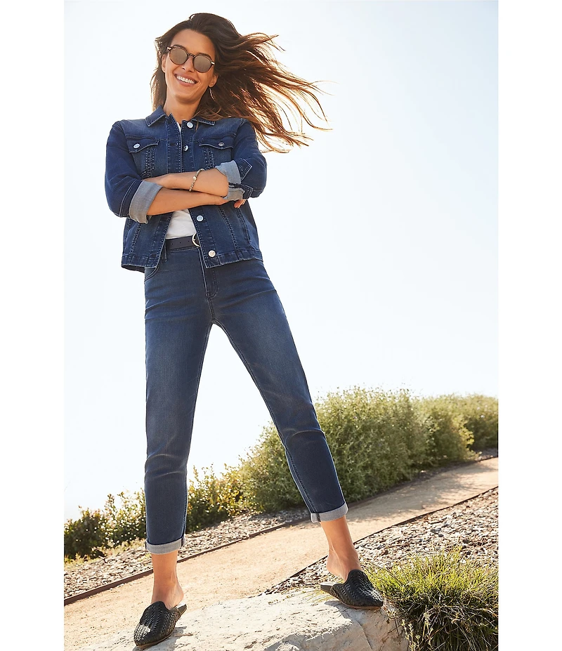Tommy Bahama Leila Indigo Slim Boyfriend Jeans