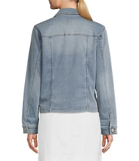 Tommy Bahama Leila Point Collar Long Sleeve Denim Jacket