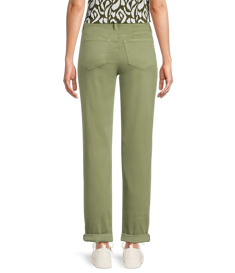 Tommy Bahama Leila Sunwashed Twill Mid Rise Ankle Length Boyfriend Jeans