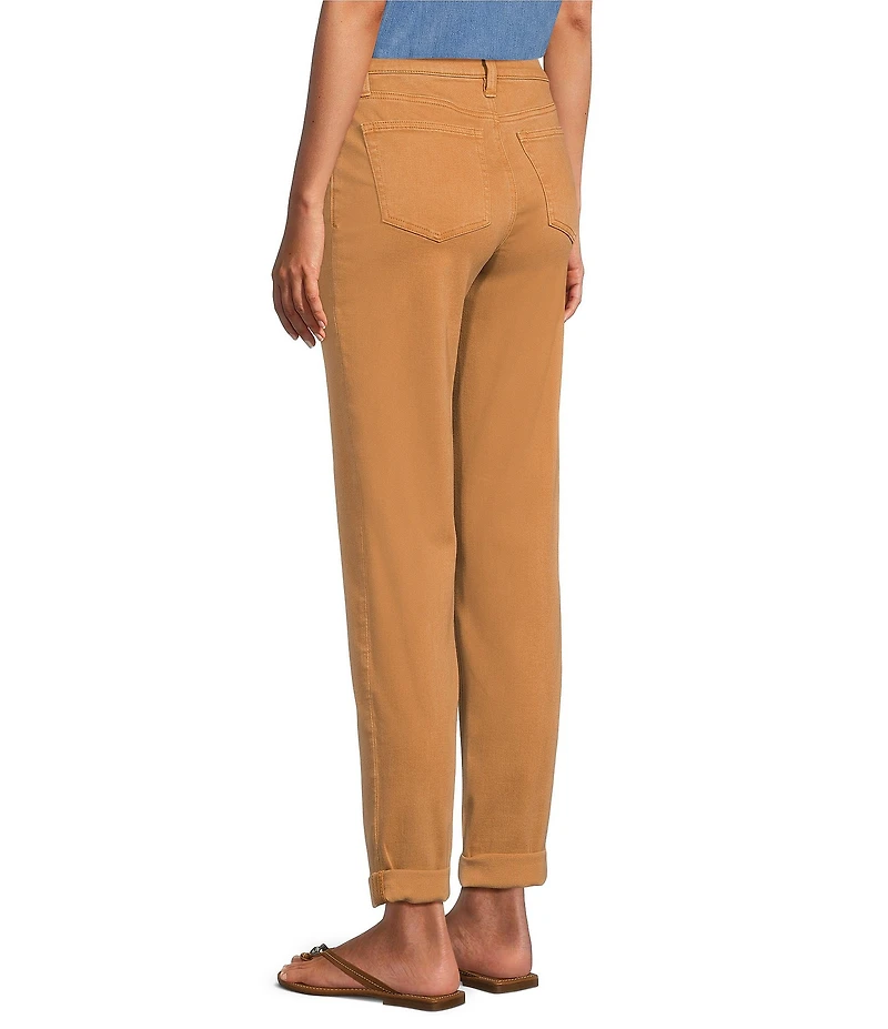 Tommy Bahama Leila Sunwashed Twill Mid Rise Ankle Length Boyfriend Jeans