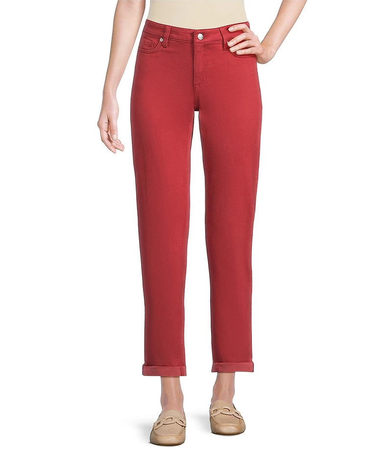 Tommy Bahama Leila Sunwashed Twill Mid Rise Ankle Length Boyfriend Jeans