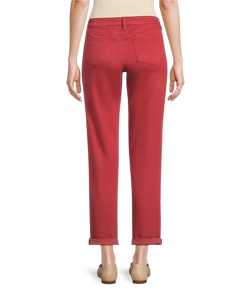 Tommy Bahama Leila Sunwashed Twill Mid Rise Ankle Length Boyfriend Jeans