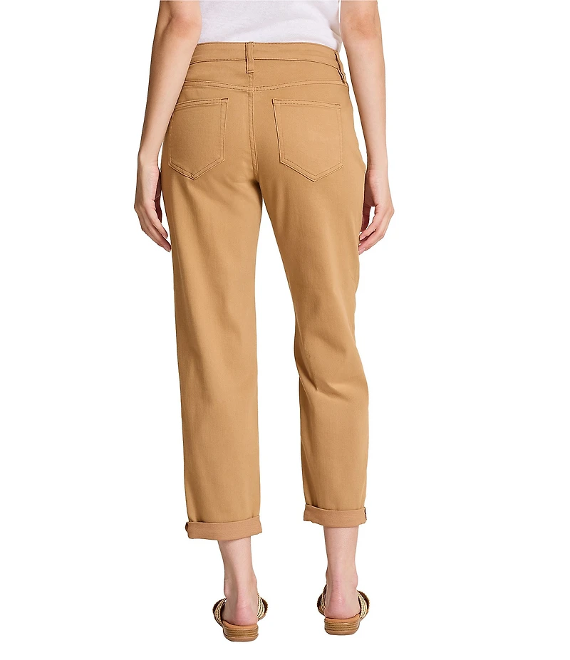 Tommy Bahama Leila Sunwashed Twill Mid Rise Ankle Length Boyfriend Jeans