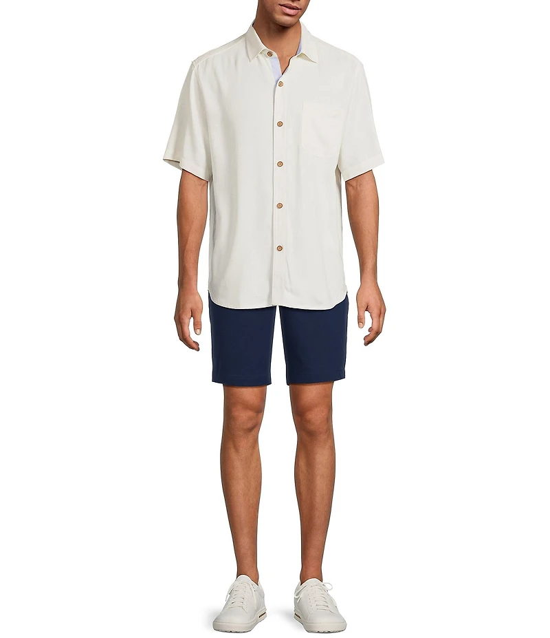 Tommy Bahama Lets Meet For Drinks Short Sleeve Woven Shirt