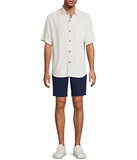 Tommy Bahama Lets Meet For Drinks Short Sleeve Woven Shirt